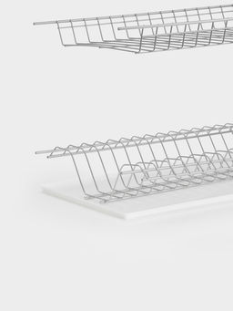 Сушилка для посуды с поддоном для шкафа 60 см, 56.5×25.6 см, хром