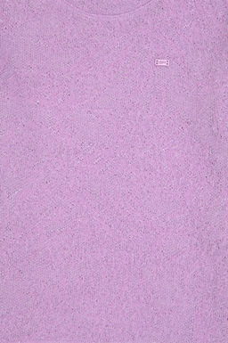 K_z _ocuk Lila Kollar_ F_rf_rl_ Bisiklet Yaka Sweatshirt - U.s. polo assn фото 3