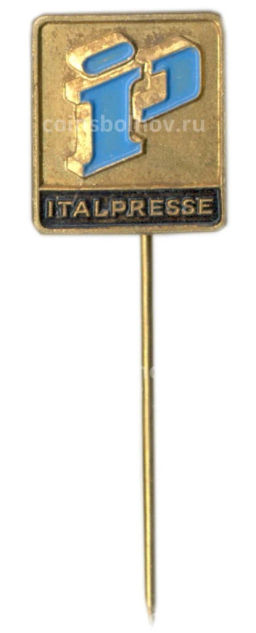 Значок рекламный ITALPRESSE