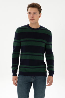Erkek Regular Fit Bisiklet Yaka Lacivert Kazak - U.s. polo assn фото 3
