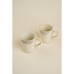 Набор кружек SL Home Волны Сардинии, 400 мл, фарфор, 2 шт., бежевый