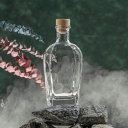 Цена за 2 шт. Графин-штоф «Богем», 500 мл, стекло, прозрачный