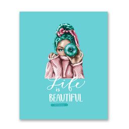 Светоч Бизнес-блокнот, матовая ламинация + выборочный лак, 64ББТ5_4_5_1 A5+ 64 л. 18 шт. клетка Ты лучшая 000388