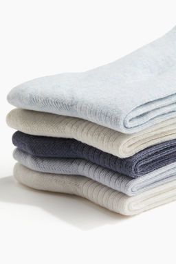 Pack de 5 calcetines en punto de canale - H&m фото 3