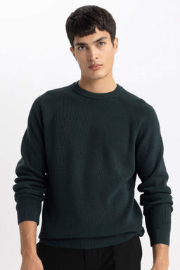 Standart Fit Normal Kesim Bisiklet Yaka Basic Duz Triko Kazak - Defacto фото 10