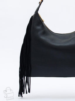 Сумка женская кожаная 1028L black Polina&Eiterou  в Новосибирске