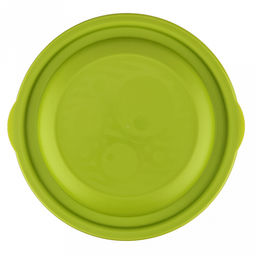 Миска пластмассовая 3л, д25см, h12,6см, с крышкой, оливковый (Россия) - Домашняя мода фото 3