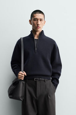 QUARTER-ZIP JUMPER - Zara фото 9