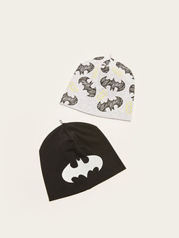 Batman Pamuklu Erkek Bebek Bere 2li