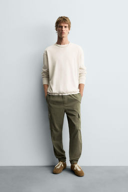 SLIM FIT CARGO TROUSERS - Zara фото 19