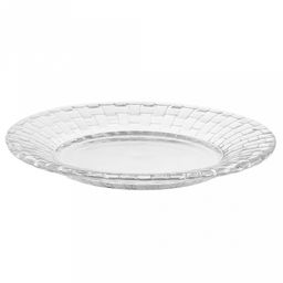 Тарелка мелкая стеклянная Ротанг д170мм, h19мм, Дели Гласс (Deli Glass) (Китай) - Домашняя мода фото 2