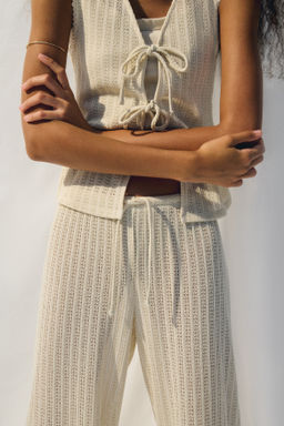 Pantal?n de punto con cord?n de ajuste - H&m фото 7