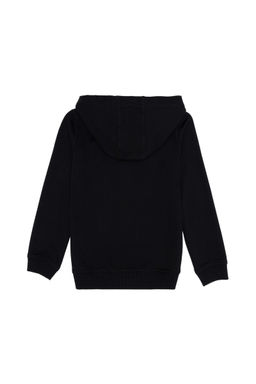 Детская черная базовая толстовка с капюшоном Неожиданная скидка в корзине - U.s. polo assn фото 2