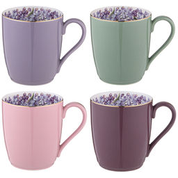 НАБОР КРУЖЕК LEFARD LILAC 4 ШТ. 300 МЛ