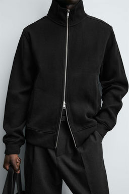 INTERLOCK RIBBED JACKET - Zara фото 8