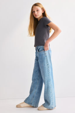 Wide Leg Low Jeans - H&m фото 4