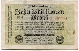 Банкнота 2000000 марок 1923 года Германия