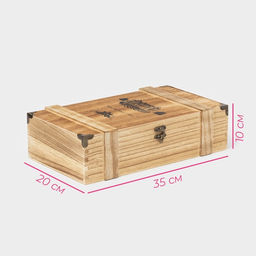 Ящик для хранения вина Доляна «Ливорно», 35×20 см, на 2 бутылки