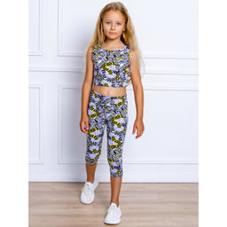 Комплект лосины 3/4 кулирка лайкра 7610104602 - Youlala фото 14