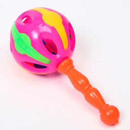 Погремушка Яркий маракас, 17 см, цвет МИКС, Крошка Я  фото 3
