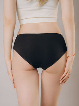 Трусы Indefini набор 2 шт хлопок с эластаном черный  фото 5