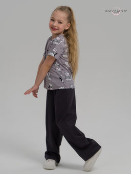 Костюм Лето котейки на сером-фуме - Sovalina фото 17