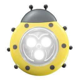 DTL-354 Божья Коровка/Yellow/3LED/3AAA Cветильник-ночник Божья Коровка,питание от 3-х батареек AAA (в комплект не входят). Цвет -желтый. Упаковка - блистер
