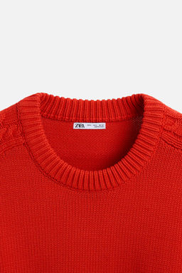 LIMITED EDITION CABLE-KNIT SWEATER - Zara фото 8