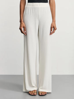 Трикотажные брюки в рубчик / Zarina  фото 2