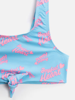 ACOOLA / Костюм купальный детский для девочек Magoka голубой