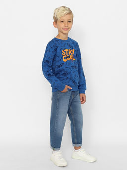 CRB wear / CWKB 63674-42-384 Джемпер для мальчика,синий/Ex.Cherubino