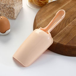 Цена за 3 шт. Совок для сыпучих продуктов Полимербыт, 250 мл, пластик, МИКС