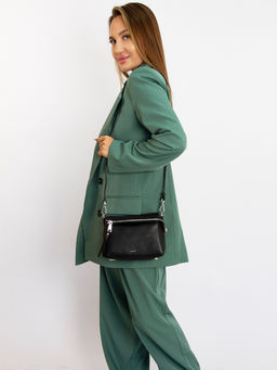 LACCOMA сумка TH9282P-черный натуральная кожа полиэстр