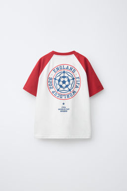 CAMISETA ESTAMPADO ENGLAND FIFA WORLD CUP  2026 / Blanco