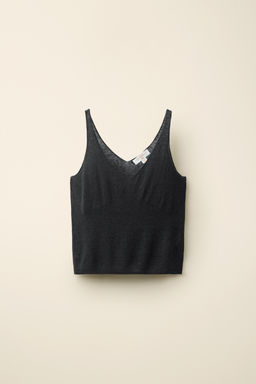 TOP PUNTO TIRANTES CREATED BY CARAMEL LONDON X ZARA / Gris antracita