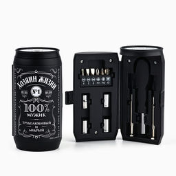 Подарочный набор инструментов в банке Хозяин жизни, 13 предметов