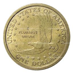 1 доллар 2000 года P США Сакагавея  Парящий Орел