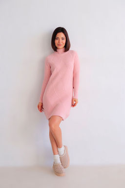 Martichelli Платье вязаное розовое  фото 14