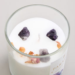 СВЕЧА АРОМАТИЗИРОВАННАЯ В СТАКАНЕ PARADISE WHITE MUSK 8*9 СМ - Lefard фото 3