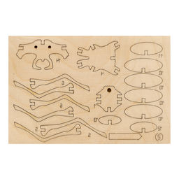 REZARK NIZ-07 Серия Живая природа Пазл 3D 17 элемент. Жук-олень