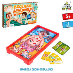 Настольная игра на ловкость и внимание Весёлая анатомия