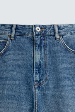 JEANS RELAXED FIT ROTOS / Azul medio - Zara фото 8