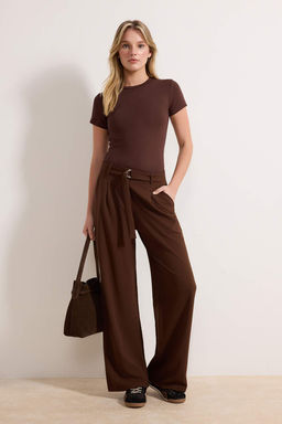 Kahverengi*002 Orme Bluz TWOSS24BZ00296