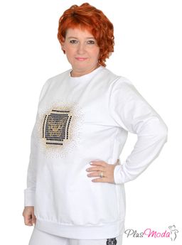 Толстовка Модель №1173 размеры 44-84 - Plusmoda фото 4