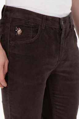 Мужские коричневые брюки из плотной ткани Неожиданная скидка в корзине - U.s. polo assn фото 5