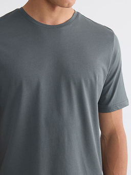 Bisiklet Yaka Penye Erkek Ti??rt