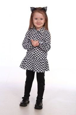 РБ001 Рубашка для девочки Клетка - Милаша фото 5