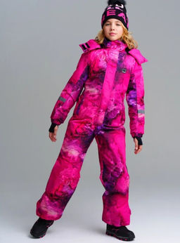 32321019 Комбинезон текстильный с полиуретановым покрытием для девочек