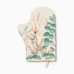 Набор кух. Этель Хлопок варежка-прихватка 20х28см, прихватка 19х19см,100% хл  фото 2