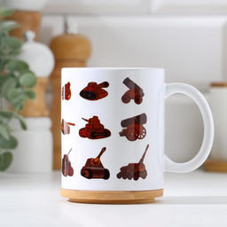 Кружка сублимация 23 февраля. Танчики, с нанесением - Дарим красиво фото 2